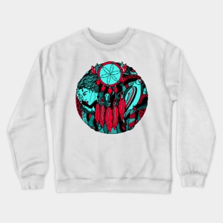 Turqred Dream Falcon Crewneck Sweatshirt